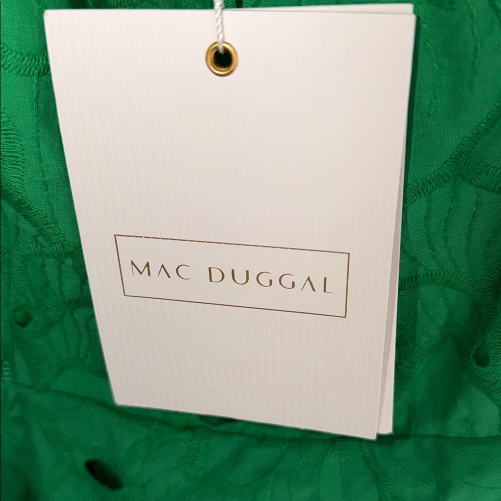 ⭐️NWT Mac Duggal Embroidered Floral Midi Dress⭐️ - Picture 7 of 10